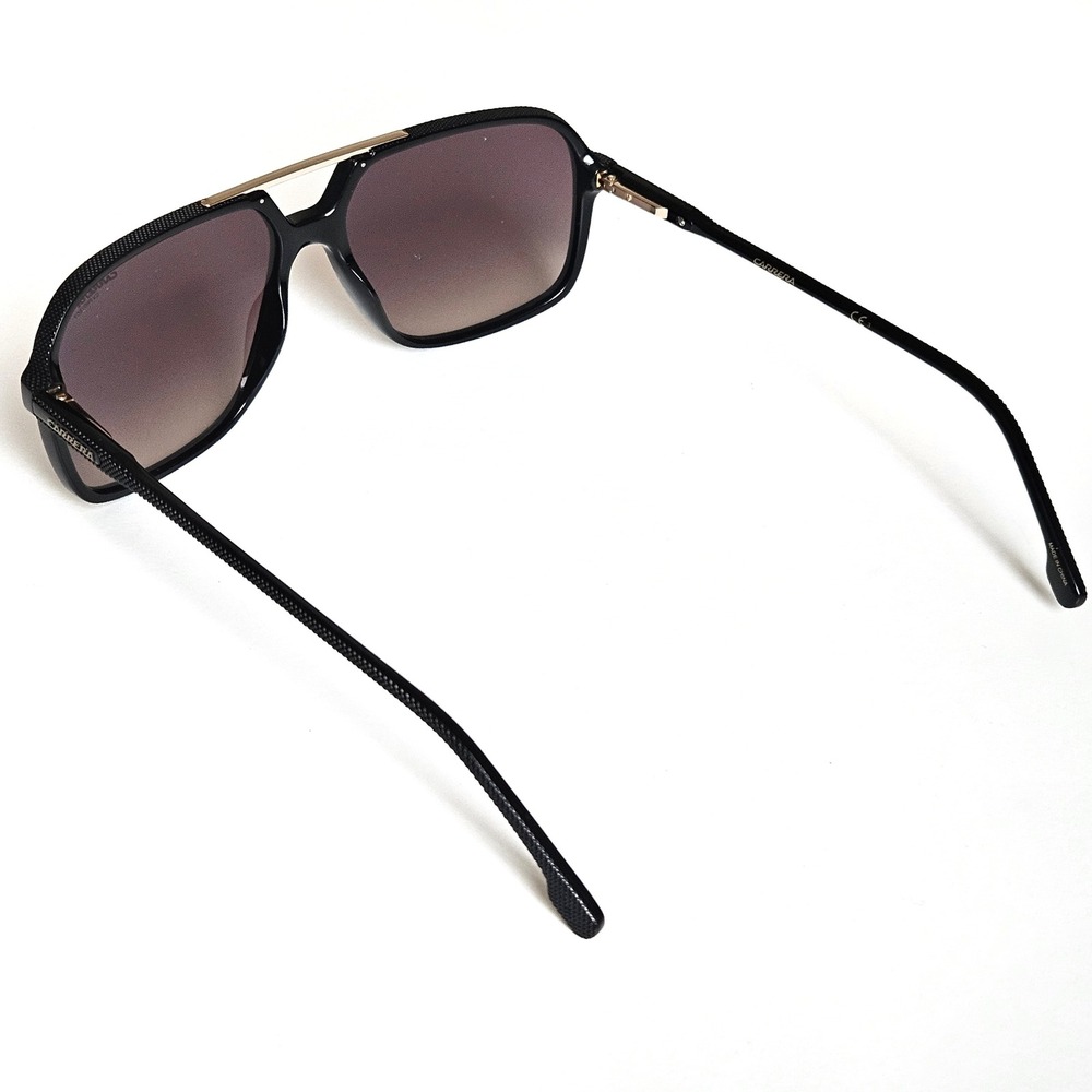 Carrera Unisex Black Pilot Sunglasses NEW - Picture 5 of 9